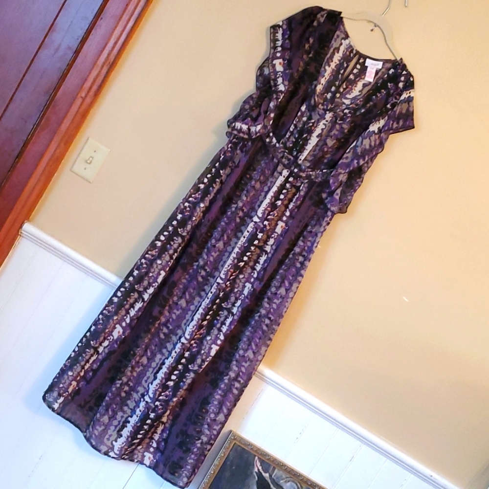 Loop caftan maxi dress plus size
